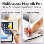 Magnetic Fidget Pen Toys - Multifunctional Writing Novel Pen for Friends, Kids, Boys, Girls, Teens 8 9 10 11 12, Office Teacher Birthday Party Gifts, Stress & Anxiety Relief(Silver)