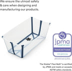 Stokke Flexi Bath Stand, Grey - Not Compatible with Flexi Bath X-Large - Best for Newborns Up to 21 lbs