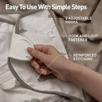 Organic Baby Swaddle Sleep Sacks, 2-Pack Swaddles for Newborns Baby Essentials, Infant 0-3 Months, 100% Cotton Soft & Snug Adjustable Wrap Nursery Swaddling Blankets Improves Sleep