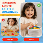 JoyCat Silicone Alphabet Magnetic Letters, 26 Uppercase ABC Fridge Magnets for Toddlers 1-3 & Kids, Baby Learning Refrigerator Toy Set, Preschool Birthday Gifts for Boys & Girls (Vibrant Color)