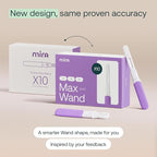 Mira Max Fertility Monitor & Ovulation Test Kit for Women, at-Home Hormone Tracker for LH, PdG & E3G, Digital Hormone Analyzer with 10 Test Wands, 7× More Accurate Than Other Fertility Trackers