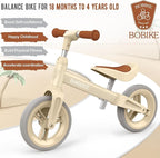 Toddler Balance Bike Toys for 1 to 4 Year Old Girls Boys Adjustable Seat and Handlebar No-Pedal Training Bike Best Gifts for Kids