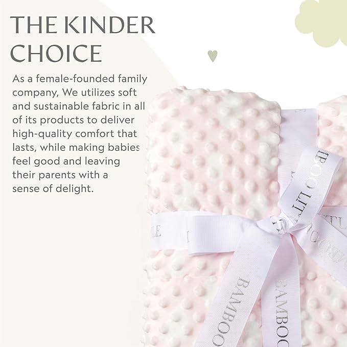 Ultra-Soft Baby Blanket - Lightweight & Breathable, Neutral Newborn Designs, Cloud Baby Crib, Infant, Toddler - 47"x47" Large