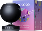 POCOCO Galaxy Star Projector for Bedroom with Replaceable Optical Film Discs, Home Planetarium Night Light Projector with High-Definition Soft Light for Relax, Study, and Meditate, Stress Relief Gifts