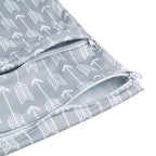 ALVABABY 2pcs Cloth Diaper Wet Dry Bags Waterproof Reusable with Two Zippered Pockets Travel Beach Pool Daycare Soiled Baby Items Yoga Gym Bag for Swimsuits or Wet Clothes L-YX3536