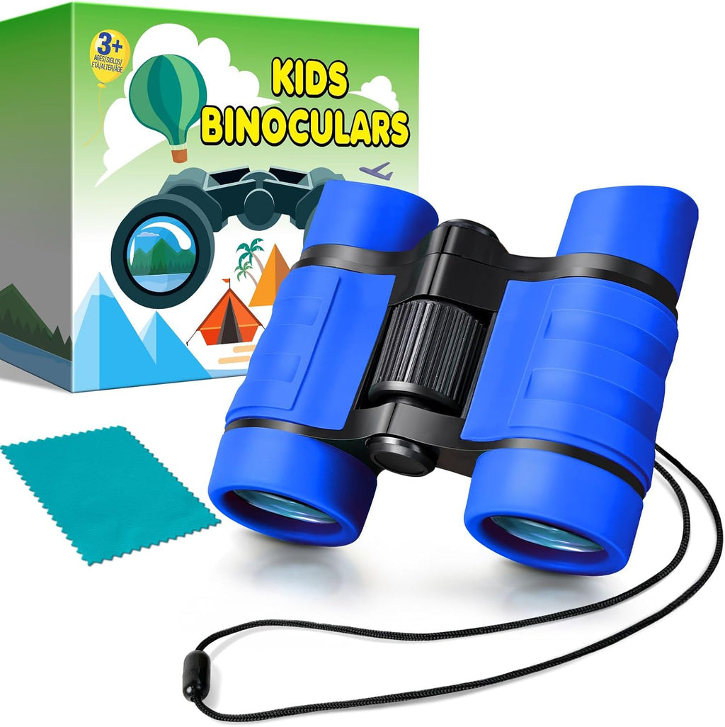 Binoculars for Kids, Kids Binoculars for Ages 3-12 Boys Girls, Outdoor Gifts Toys for Kids- Perfect for Bird Watching, Camping, and Outdoor Exploration