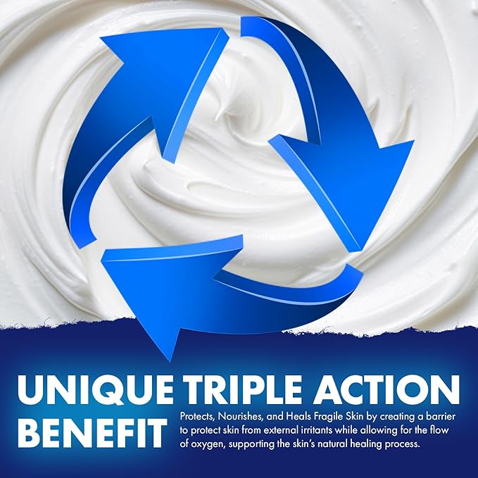 Welmedix Fragile Skin Protective Ointment | Hospital Grade Healing Ointment, Barrier Cream & Skin Protectant w/Calendula for Treatment of Eczema, Psoriasis, Dermatitis, Bed Sores, Chafing (Pack of 3)