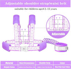 Toddler Leash for Walking, Toddler Safety Harnesses Leashes, Safety Harness with Lock for Kids, Anti Lost Wrist Link for Toddlers ，Upgrade with Reflective Tape Liner（6.5ft）for Kids