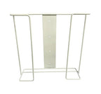 1 Each | Disposable Glove or Tissue Box Holder, Double (2-Box) Glove Rack, Wall Mounted Universal Box Holder, for Larger Sized Boxes, White - 1 Glove Rack