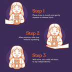 Special Supplies Honey Bear Straw Cup Long Straws, Squeezable Therapy and Special Needs Assistive Drink Container, Spill Proof and Leak Resistant Lid (Pack of 1 Bottle and 3 Straws) (Brown)