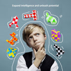 21 Pack 24 Blocks Magic Snake Cube Fidget Toy,Mini Twist Puzzle Toys for Kids Teens Birthday, Party Favours, Carnival Prizes,Classroom Rewards,Party Supplies (S3)