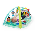 Baby Einstein Farm Explorers 4-in-1 Kickin’ Tunes Musical Meadow Music & Language Discovery Gym, Ages 0 Months and Up