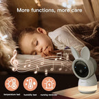 ARENTI Baby Monitor, 2K Smart Baby Camera with 5-Inch Upgraded Wireless Display, Super Night Vision, Lullabies, Cry & Motion Detection, Temp & Humidity Sensor, Two Way Audio
