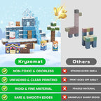 100PCS Magnetic Blocks, Magnet Building Blocks for Kids Age 4-8, Magnetic Cubes Sets for Frozen Princess Castle Build, Magnet Cubes Tiles Toys for Girls Age 3+ Years Old Birthday Gift