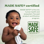 Caboo Baby Wipes, Made with Bamboo Viscose, Certified Made Safe Ingredients, Unscented Baby Wipes Good for Sensitive Skin, 72 Wipes Per Travel Pack, Total of 216 Wet Wipes