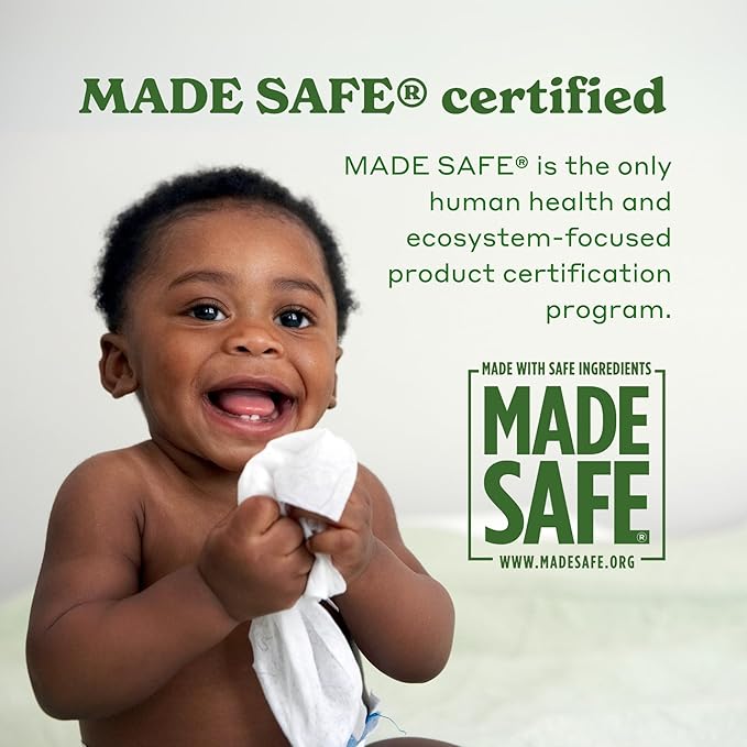 Caboo Baby Wipes, Made with Bamboo Viscose, Certified Made Safe Ingredients, Unscented Baby Wipes Good for Sensitive Skin, 72 Wipes Per Travel Pack, Total of 216 Wet Wipes