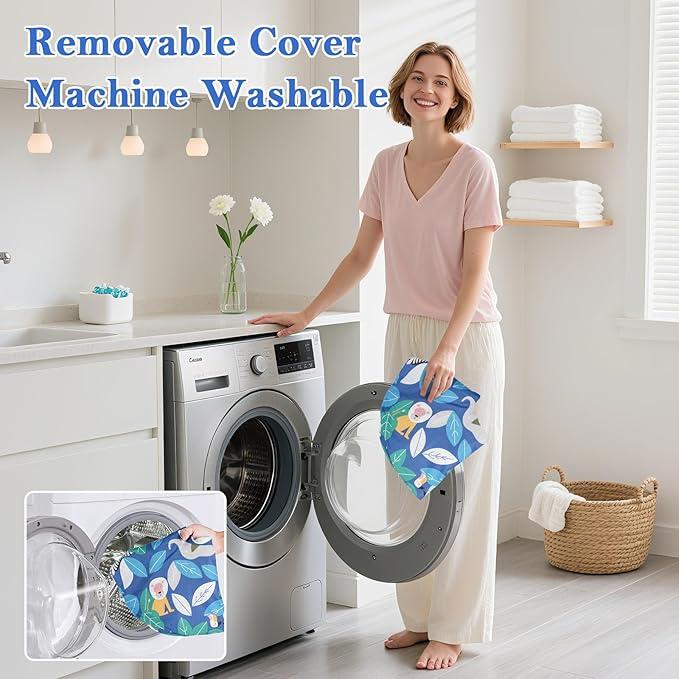 Nursing Pillow, Breastfeeding Pillow with Removable Cotton Cover, Baby Feeding Pillow for Mom Easier Breast Feeding and Bottle Feeding, Breastfeeding Support Cushion for Newborn (Jungle)