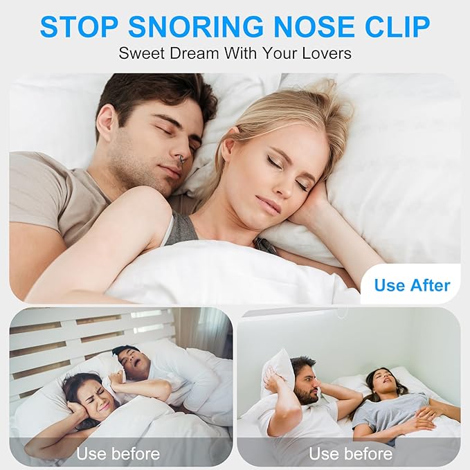 Anti Snoring Devices, Nasal Dilator for Sleeping, Effective to Relieve Snoring, for Nasal Snorers, Reusable Snoring Device to Enjoy a Peaceful Night's Sleep - 3 Pack (L)
