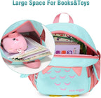 SUN EIGHT Preschool Backpack Toddler for Girls Animal Waterproof Kids Backpack 3D Cartoon School Bag for Baby Girl Boy 1-5 Years（Cute Owl）