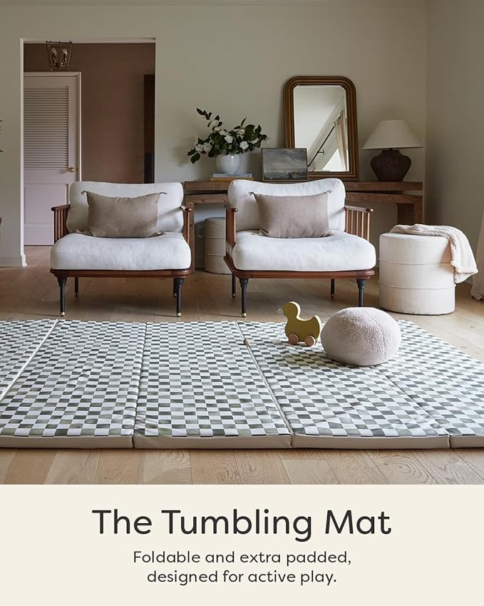 Foldable Baby Tumbling Mat – Foldable Kids Play Mat | Durable, Stylish, and Cushioned Design