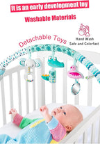 Pau1Hami1ton Baby Stroller Arch Toys, Car Seat Toys,Bouncer Toy Bar/Mobile for Bassinet,Adjustable Baby Hanging Toys Fit for Crib Bed,Stroller,Car Seat.S-19(Crocodile)