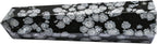 Amazing Gemstone Snowflake Obsidian Crystal Towers - Natural Healing Crystal Point Obelisk for Reiki Healing and Crystal Grid (3 Inch)