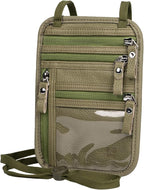 Neck Wallet - Rfid Wallet Women - passport holder for travel - Travel Wallet Passport Holder For Travel Women - 10.3x6.8inch (Sapphire Green)