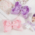 CÉLLOT 20PCS Big 6 Inch Hair Bows for Girls Grosgrain Ribbon Bow Toddler Back to School Hair Accessories with Alligator Clips for Toddlers Schoolgirls Kids Teens