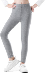 Girls Leggings Cotton Leggings for Toddler Footless Girls Pants Stretchy Baby Girl's Pants Infant Basic Leggings Size 6M -14Y