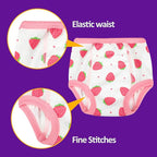 MooMoo Baby 8 Packs Potty Training Pants Cotton Absorbent Training Underwear for Toddler Boy and Girls 2T-9T