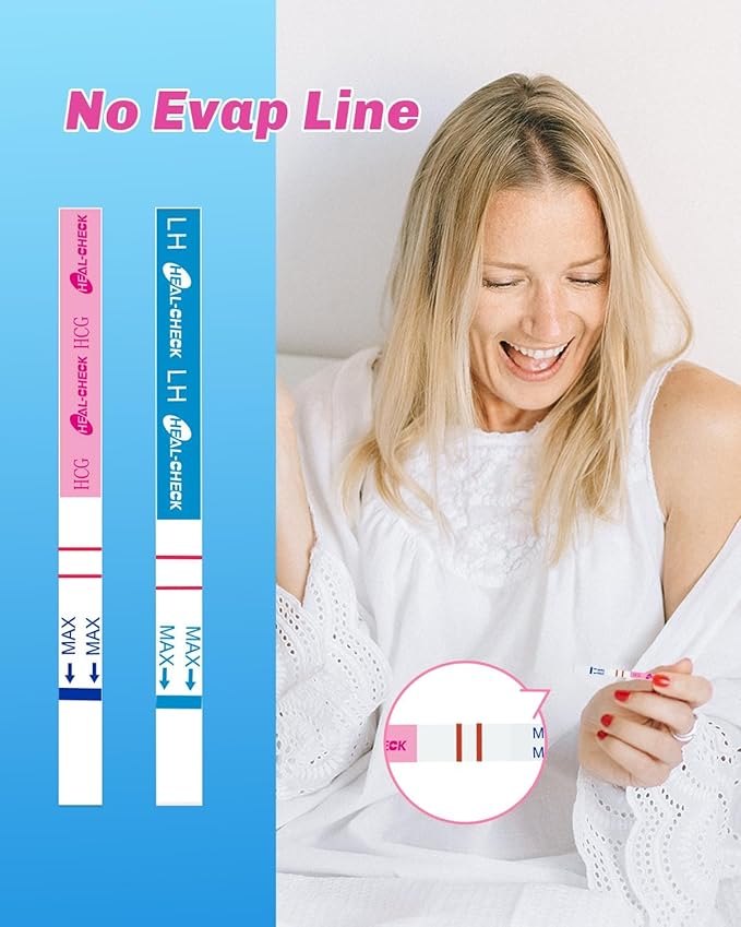 25 Ovulation Test Strips and 10 Pregnancy Tests with 35 Urine Cups, Fertility Test for Women TTC, Get Pregnant Easier, Easy to Use at Home, Over 99% Accuracy, Individually Wrapped