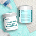 Marie Originals Premium Diaper Rash Ointment - Triple Action Diaper Rash Cream for Baby - Soothes and Moisturizes Dry Cracked Skin with Vitamin E, Coconut Oil, and Zinc Oxide diaper cream - 8 oz