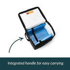 Ameda MYA Cool N Carry Portable Breast Milk Cooler Bag | Breastmilk Storage | Includes Insulated Cooler Bag, 3 Freezer Packs & 6 Breast Milk Storage Bottles