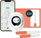 Mira Ultra4 Fertility Monitor & Ovulation Test Kit, Track 4 Key Fertility Hormones LH, PdG, E3G, and FSH for Family Planning & Pregnancy, Digital Results at Home with the Analyzer + Mira App, 30 Tests