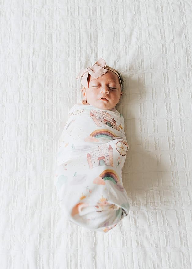 Copper Pearl Large Premium Knit Baby Swaddle Receiving Blanket Enchanted