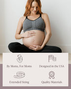 Kindred Bravely Sublime Nursing Sports Bras for Breastfeeding, Soft & Stretchy Maternity Bra