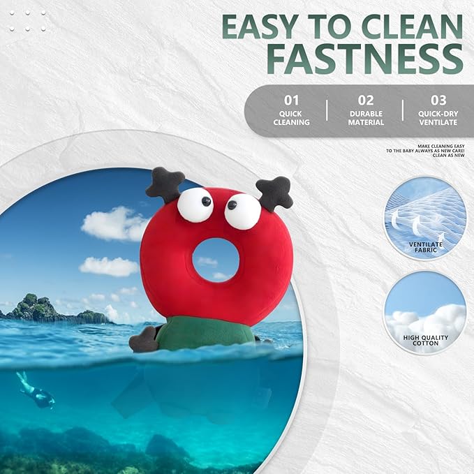 Baby Head Protector,Adjustable Baby Head Protection Backpack (Red Weirdo)