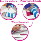 Skillmatics Foil Fun - Card Making Set, No Mess Art for Kids, Craft Kits & Supplies, DIY Creative Activity, Gifts for Girls & Boys Ages 4, 5, 6, 7, 8, 9