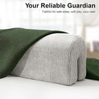 Bed Rail Bumpers Protector, Hospital Bed Rails Padding, Loft Beds and Bunk Beds Bumpers Protector, Premium Soft Memory Foam - Anti-Bump | Fall Prevention, 90x14x20cm, Gray