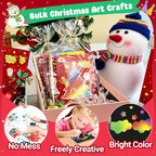 ZMLM Rainbow Scratch Party Favors Kids: Birthday Gifts Toy Bulk Scratch Art Notebook 24 Pack Birthday Goodie Bags Stuffers Girls Boys Art Craft Pad Classroom Prizes School Teacher Supplies (Christmas)