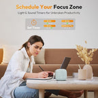 Portable Sound Machine with Night Light, White Noise Sound Machine for Sleeping, 20 Soothing Sounds, Headphone Jack,Long-Lasting Power, Timer, Mini White Noise Machine for Travel Home and Office,Green