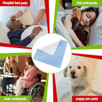 Bamuho Pee Pads for Kids 34"x 36", Washable Potty Training Bed Pads for Toddlers with 4 Layers of Protection, Waterproof Bed Pads Great for Children, Adults and Pets