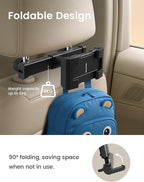 OHLPRO Headrest Tablet Holder for Car Back Seat iPad Mount Compatible with 4.7-13" Tablet Phone for iPad Pro Air Mini Galaxy Tab and Devices for Kids, Road Trip Essentials