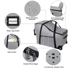 Car Seat Bags for Air Travel Fit Chicco Keyfit 35 and Anti-rebound Bar Base, Fit Doona Car Seat Stroller and Base, Nuna Pipa Travel Bag, Infant Car Seat Bag, Doona Travel Bag