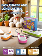 Walkie Talkies for Kids Rechargeable,Toys for Boys and Girls Ages 3-12, 3 Pack Long Range 2-Way Radios, Birthday Gifts,Christmas Stockings, Outdoor Play, Family Games, Hiking Camping Gear