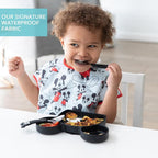 Bumkins Bibs - Toddler Bibs, Waterproof, Large for 1-3 Years, Short Sleeve