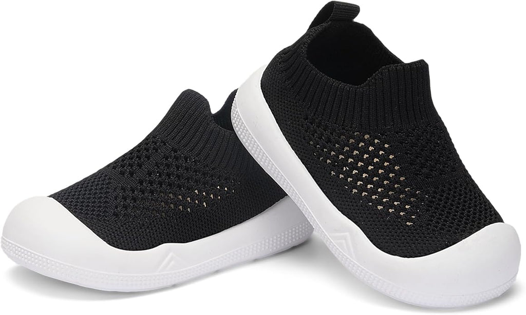 Engtoy Baby Shoes & Socks - Non-Slip Breathable Slippers with Soft Rubber Sole - Baby Boys & Girls Slip On Sneakers