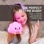 Lumipets Remote Control Silicone Night Light for Kids - Cloud Design with 9 Soft Colors & Sleep Timer - Rechargeable, Battery-Operated Lamp for Bedroom | Baby Nursery, Toddler, Girls, Boys