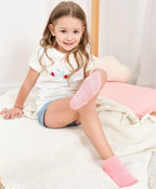 Zaples Baby Non Slip Grip Ankle Socks with Non Skid Soles for Infants Toddlers Kids Boys Girls