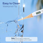 Boncare 10 Seconds Digital Thermometer for Adults and Kids - Accurate & Safe Rectal Thermometer for Baby with Fever Alarm, Oral Thermometer FSA HSA Eligible (Orange)